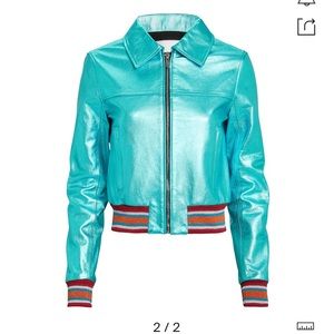 The Mighty Company Kensington Leather Jacket NWT